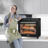 UKOEOUKOEO 高比克80s风炉商用烤箱私房烘焙大容量二合一自动家用月饼大容量电烤箱 80S风平二合一黑色现货