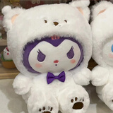 网红变身白熊玉桂狗公仔 变身kitty猫玩偶 KT猫布娃娃抱枕礼物女 变身库洛米 S码27厘米(现货速发)