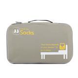 GOX衣物收纳袋套装出差神器旅行必备大容量收纳包 行李箱衣服整理袋 灰色小号