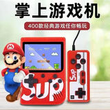 巫记400合一游戏机儿童玩具经典怀旧掌上SUP游戏机送男友生日礼物 【双打两人玩】