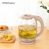 荣事达（Royalstar）电热水壶家用玻璃开水壶小煮水器泡茶快烧壶不锈钢烧水壶1.8L 香槟色 1.8L