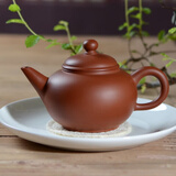 林李间正宗潮州朱泥手拉壶原矿家用茶具紫砂壶茶壶送礼君德壶吴焕斌制 【水平】吴焕斌