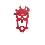 SOG 美国索格 骷髅头多功能组合小工具EDC多用钥匙扣工具 开瓶器 红色