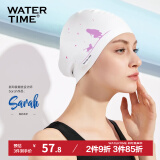 WATERTIME/水川 游泳帽女可爱防水不勒头长发专用大号成人护耳她的名字