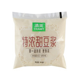 清美特浓豆浆 395ml袋纯豆浆即食 原味豆浆 谷物早餐懒人新鲜豆浆免煮 特浓甜豆浆395ml*10袋（微甜）