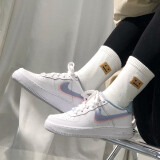 耐克（NIKE）【潮】板鞋女子秋季低帮Air Force AF1空军一号马卡龙休闲运动鞋 CW1574-100 35.5