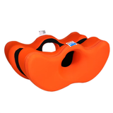 水之梦 儿童游泳圈 3-6-9岁宝宝初学免充气防呛水防侧翻肩圈手臂圈 凸桥肩圈橙色（1-3岁）