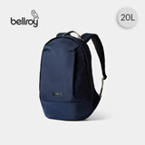 Bellroy澳洲Classic Backpack 20L春季新款机能双肩包大容量背包书包男女 海军蓝20L 可容16寸笔电