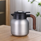 贤丰焖茶壶保温陶瓷内胆闷泡壶智能温显闷茶壶家用办公户外泡茶养生壶 科技银焖茶壶【316内胆/1.2L】
