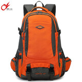 奥利·帝克 旅行双肩包男背包女旅游休闲大容量行李包韩版户外登山包 大号40L橙色（3046）