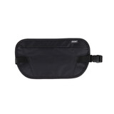 GOX出国多功能防盗隐形腰包贴身RFID防扫描旅行男女护照包手机腰带 黑色大号