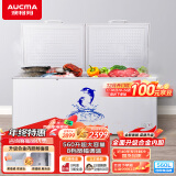 澳柯玛（AUCMA）560升家用商用大容量冰柜 卧式囤货大冰箱 冷藏冷冻转换单温顶开门冷柜 BC/BD-560TC 以旧换新