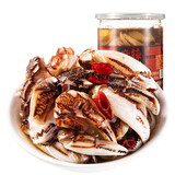 潮龙麻辣蟹钳即食 1.2斤  罐装 醉螃蟹脚钳香辣下饭酒零食宁波特产 麻辣蟹钳600g
