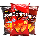 多力多滋进口台湾Doritos多力多滋超浓芝士玉米片175g 薯片土豆片休闲零食 超浓芝士味175g*4袋-新日期