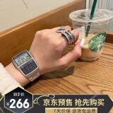 卡西欧（CASIO）手表 绝命毒师老白同款 复古小方块计算器电子表 时尚潮流中性表 DBC-32D-1A