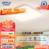 欧普（OPPLE）全光谱64瓦护眼卧室灯智能LED照明灯具简约方卧包安装 方卧
