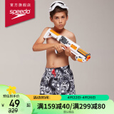速比涛（Speedo）迪士尼系列星球大战青少年儿童沙滩裤 807857C630 黑/白 M 