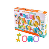 澳贝（AUBY）新生儿玩具婴儿牙胶婴儿摇铃儿童玩具儿童礼盒0-1岁玩具 10只装马戏团放心煮摇铃