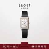 世爵（SEGET）瑞士品牌正装女表正装手表女时尚百搭女士腕表送女友情人节礼物 91887LT-限定皮带