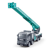 仿真惯性维修车运输车环卫车模型儿童玩具 C款：城市维修：云梯车【惯性】