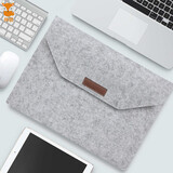 绯狐 笔记本电脑内胆包12.5英寸 试配苹果Macbook12英寸/Macbook Air11.6英寸/部分小米/华为机型 浅灰色