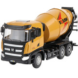 汇纳玩具（HUI NA TOYS）合金挖掘机工程模型玩具车套装大号仿真建筑运输静态儿童男孩礼物 1:50搅拌车