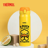 膳魔师（THERMOS）保温杯不锈钢保温保冷水杯卡通 JNL-500-BDOYL 大黄鸭  500ml