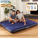 INTEX 64755三人充气床垫家用午休床车载床户外帐篷垫折叠床含干电池泵