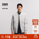 森马棉服男防水防油防污防风冬装厚飞行员棒球领夹克109724112101