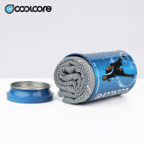 coolcore° 美国麦迪冷感运动毛巾吸汗速干男女瑜伽篮球跑步健身房擦汗腕巾 灰色网