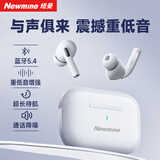 纽曼（Newmine）LY19真无线蓝牙耳机 半入耳式降噪 游戏低延迟超长续航 适用苹果华为小米oppo手机 白色
