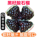 【顺丰】酸石榴 黑籽四川软籽酸甜石榴泡酒水果 新鲜当季 3斤 大果【6-8两】