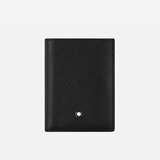 万宝龙（MONTBLANC）MONTBLANC黑色皮质小钱包名片夹130321【礼物】