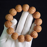 彩荷猴头土豪串京八棱小核桃手串凤羽猴头南瓜桩男女单圈佛珠文玩手链 猴头.土豪串18mm（精选头货）