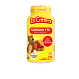 小熊糖L'il critters丽贵小熊复合维生素 儿童补钙增强免疫力促进钙吸收 儿童补钙+维生素D3小熊糖150粒