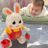 永聚乐新生婴儿0-1岁3到6个月宝宝练习抬头训练唱歌跳舞小兔子智力早教 充电版：贺岁跳舞小福兔【48首】