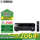 雅马哈（Yamaha）HTR-3072 音响 音箱 家庭影院 5.1声道AV功放机 4K 杜比 DTS 蓝牙 USB 进口 黑色