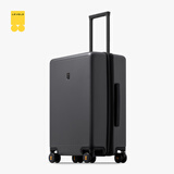地平线8号（LEVEL8）行李箱密码拉杆箱男女托运大容量万向轮学生旅行者PC箱 24英寸灰