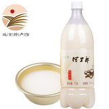 阿里郎韩国风味米酒奶油米酒糯米酒韩式原味延边朝鲜族特产 1度 1200mL 1瓶 糯米味米酒