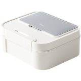 日本FaSoLa医药箱家用药品收纳盒急救箱分格小药箱便携整理箱 白色