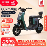 绿源（Luyuan）电动车48V24A新国标电动自行车锂电通勤代步车 液冷电机   K5 魔幻绿