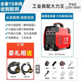 大焊 电焊机220v 380v两用工业级双电压手提式家用工业小型焊机 全套10米线【315工业220/380V】