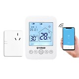 YiFAER 依法儿 壁挂炉温控器有线无线控温器可编程温控器可编程wifi 168无线wifi版(app控制,3A接收器