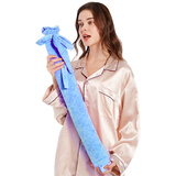 POOKY80cm长条暖水袋热敷肩颈多功能暖床创意暖被窝学生大号注水热水袋 深邃蓝