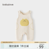 babylove宝宝背带裤春秋外穿连体裤超萌可爱休闲长裤洋气婴儿裤子