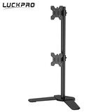 LUCKPRO 显示器支架上下双屏 电脑显示器支架 双屏支架臂 台式电脑支架升降 显示器增高架桌面旋转底座