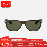 雷朋（RayBan）太阳镜男女款方形徒步旅行者镜框复古舒适墨镜0RB2132F可定制 902L玳瑁色镜框绿灰色镜片 尺寸55