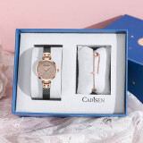 卡迪森（cadisen） 【生日礼物】手表女士满天星品牌时尚石英国表送女友 手表+LOVE手链
