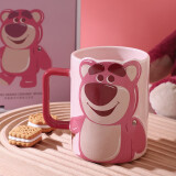 迪士尼（Disney）草莓熊水杯陶瓷马克杯高颜值咖啡杯学生生日礼物家用办公伴手礼盒 草莓熊造型杯