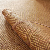 舒尔乐 沙发垫夏季凉席坐垫冰丝藤席定做夏天沙发凉垫子防滑沙发套罩巾 古韵香槟金 80*180cm